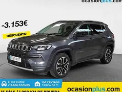 Gris Usado 2022 Jeep Compass Limited SUV | 20.719 € (Precio justo)