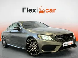Gris Usado 2016 Mercedes C220 AMG line Coupe | 23.490 € (Precio justo)