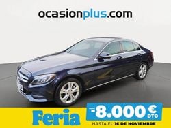Azul Usado 2015 Mercedes C220 Exclusive Berlina | 19.490 € (Precio justo)