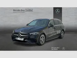 Negro Usado 2023 Mercedes C200 AMG line Familiar | 41.990 € (Un poco caro)