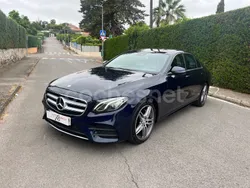 Azul Usado 2017 Mercedes E220 Berlina | 17.600 €