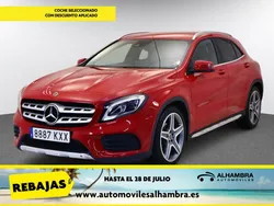 Rojo Usado 2019 Mercedes GLA180 AMG line SUV | 25.720 € (Precio justo)