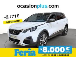 Blanco Usado 2018 Peugeot 5008 GTi Monovolumen | 22.190 € (Precio justo)