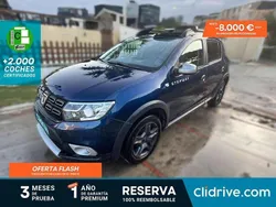 Azul Usado 2017 Dacia Sandero Stepway Utilitario | 9990 € (Precio justo)