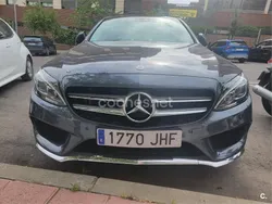 Azul Usado 2015 Mercedes C250 AMG line Berlina | 26.000 € (Un poco caro)