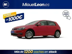 Rojo Usado 2017 VW Golf VII Advance Familiar | 11.485 € (Precio justo)