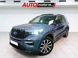 Azul Usado 2021 Ford Explorer ST-Line SUV | 51.900 € (Precio justo)