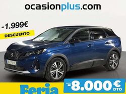 Azul Usado 2021 Peugeot 3008 Allure Monovolumen | 19.991 € (Precio justo)