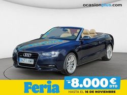 Azul Usado 2012 Audi A5 Cabriolet Descapotable | 19.200 € (Buen precio)