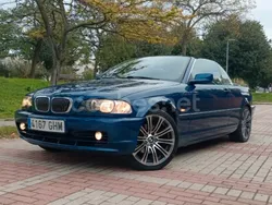 Azul Usado 2002 BMW 320 Cabriolet Descapotable | 7900 € (Precio justo)