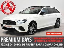 Blanco Usado 2021 Mercedes E300 AMG line Familiar | 38.890 €