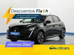 Negro Usado 2021 Peugeot e-208 GT Utilitario | 12.690 € (Precio justo)