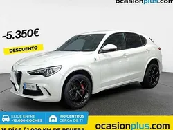 Blanco Usado 2018 Alfa Romeo Stelvio Quadrifoglio SUV | 42.000 € (Precio justo)