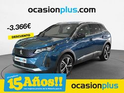 Azul Usado 2024 Peugeot 3008 GT SUV | 25.800 € (Precio justo)