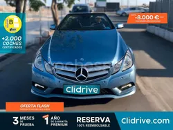 Azul Usado 2010 Mercedes E350 Avantgarde Descapotable | 15.990 € (Precio justo)