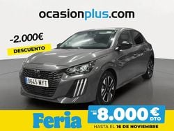 Gris / plata Usado 2025 Peugeot 208 Allure Utilitario | 19.690 € (Precio justo)