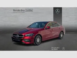 Rojo Usado 2021 Mercedes C200 Avantgarde Berlina | 39.990 € (Un poco caro)