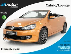 Naranja Usado 2016 VW Golf Cabriolet LOUNGE Descapotable | 15.900 € (Precio justo)