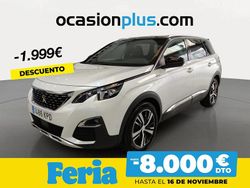 Blanco Usado 2018 Peugeot 5008 GT-line Monovolumen | 17.150 € (Precio justo)