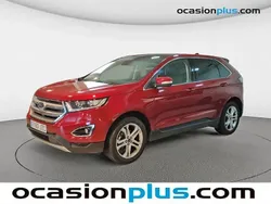 Rojo Usado 2017 Ford Edge Titanium SUV | 22.450 € (Precio justo)