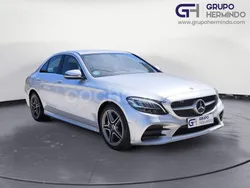 Blanco Usado 2019 Mercedes C220 AMG line Berlina | 27.850 € (Un poco caro)