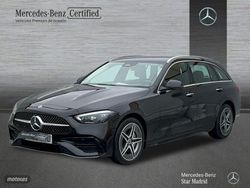 Negro Usado 2023 Mercedes C300 AMG line Familiar | 39.990 €