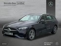 Negro Usado 2023 Mercedes C300 AMG line Familiar | 39.990 €