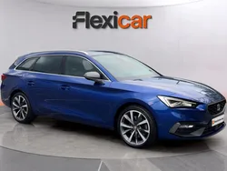 Azul Usado 2021 Seat Leon FR Familiar | 17.990 € (Un poco caro)