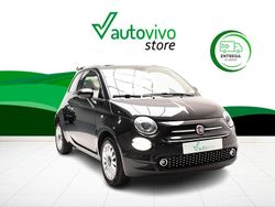 Negro Usado 2019 Fiat 500 Lounge Descapotable | 10.500 € (Precio justo)