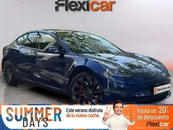 Azul Usado 2021 Tesla Model 3 Performance Berlina | 32.990 € (Precio justo)