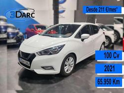 Blanco Usado 2021 Nissan Micra Acenta Utilitario | 11.636 € (Buen precio)