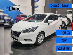 Blanco Usado 2021 Nissan Micra Acenta Utilitario | 11.636 € (Precio justo)