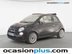 Negro Usado 2014 Fiat 500C Lounge Descapotable | 10.200 €