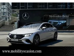 Hightechsilver metallic paint Usado 2024 Mercedes EQE350 AMG line Berlina | 57.900 € (Buen precio)
