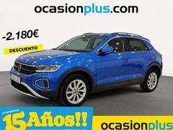 Azul Usado 2022 VW T-Roc Life SUV | 21.810 € (Precio justo)