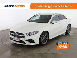 Blanco Usado 2021 Mercedes A180 AMG line Berlina | 24.599 € (Precio justo)