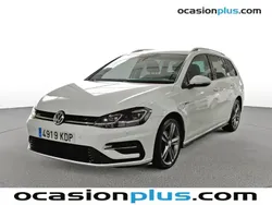 Blanco Usado 2017 VW Golf Sportsvan Sportline Monovolumen | 16.450 € (Precio justo)