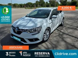 Blanco Usado 2017 Renault Mégane GrandTour Intens Familiar | 10.290 € (Precio justo)