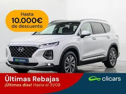 Blanco Usado 2020 Hyundai Santa Fe SUV | 25.990 € (Precio justo)