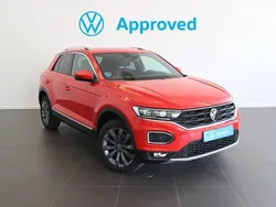 Rojo Usado 2021 VW T-Roc Sportline SUV | 23.250 € (Precio justo)