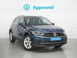 Azul Usado 2021 VW Tiguan Life SUV | 27.300 € (Buen precio)