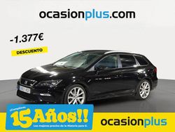 Negro Usado 2018 Seat Leon FR Familiar | 15.150 € (Precio justo)