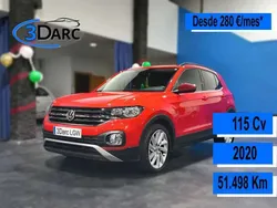 Rojo Usado 2020 VW T-Cross Advance SUV | 16.773 € (Precio justo)