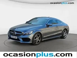 Gris Usado 2015 Mercedes C220 AMG line Coupe | 23.200 € (Buen precio)