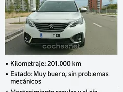 Blanco Usado 2019 Peugeot 5008 Active Monovolumen | 12.600 € (Buen precio)