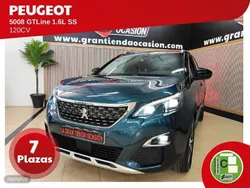 Verde Usado 2017 Peugeot 5008 GT-line Monovolumen | 15.980 € (Un poco caro)