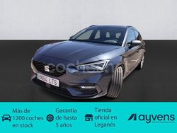 Negro Usado 2021 Seat Leon FR Familiar | 17.800 € (Buen precio)