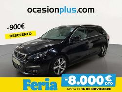 Negro Usado 2018 Peugeot 308 Allure Familiar | 9900 € (Precio justo)