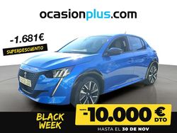 Azul Usado 2020 Peugeot e-208 GTi Utilitario | 18.500 € (Un poco caro)