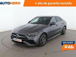 Gris Usado 2021 Mercedes C200 AMG line Berlina | 37.599 € (Precio justo)
